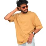 Oversized Rust (Cream) Unisex T-Shirt – Plan | 100% Cotton