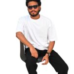Oversized White Unisex T-Shirt – Plan | 100% Cotton
