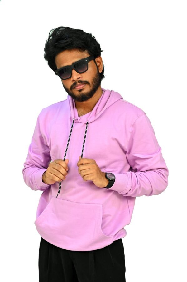 Light Purple Premium Cotton Hoodie – | Unisex | Luxurious Soft Feel & Warmth